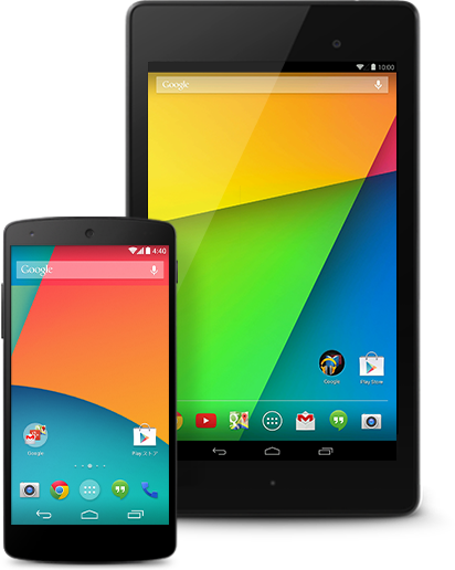Android 4.3 on phone and tablet